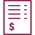 burgundy icon signifying budgeting