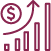 burgundy icon signifying financial planning