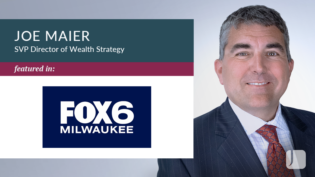 Joe Maier headshot next to the Milwaukee Fox 6 News logo