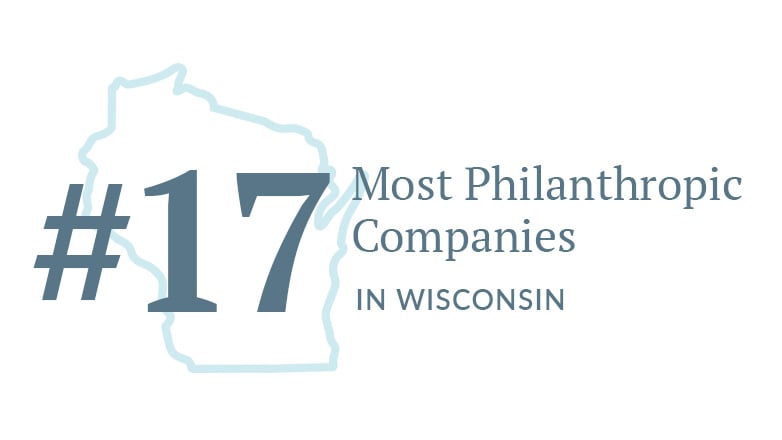 Johnson Financial Group is named #17 most philanthropic company in Wisconsin